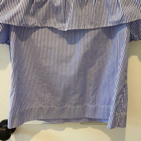 J. Crew ruffle top. - Picture 3 of 5
